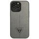 3. Guess Saffiano Triangle Logo Case für iPhone 13 Pro Max 6,7" - Silber