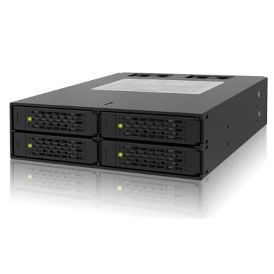 4. Icy Dock MB994SP-4SB-1 Trägerplatte, 13,3 cm (5,25 Zoll), 2,5 Zoll, Aluminium, Metall, CE, REACH
