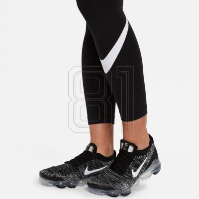 4. Nike Sportswear Essential SWOOSH W CZ8530-010 Leggings