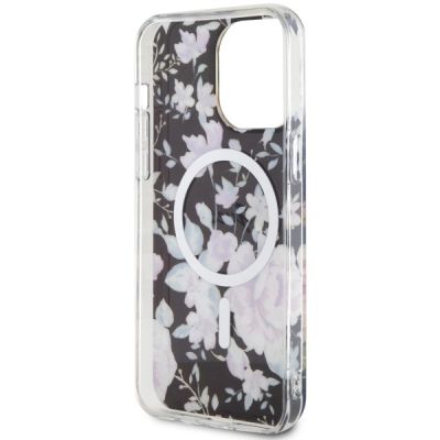 7. Guess GUHMP14XHCFWSK iPhone 14 Pro Max 6,7" schwarz/schwarz Hardcase Flower MagSafe