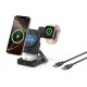 Baseus PicoGo AF21 3-in-1 Qi2.2 35W Kabelloses Ladegerät mit 1m USB-C-Kabel – Schwarz