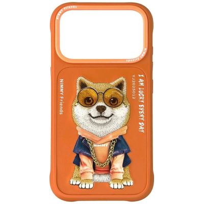 Nimmy Glasses Cool Dog iPhone 17 Pro Hülle - Orange