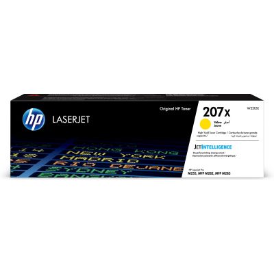 HP Toner Gelb HP 207X, HP207X=W2212X, 2450 Seiten
