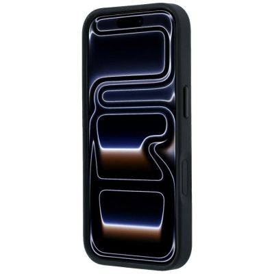 5. BMW M Kevlar Blue Print Ring Metal Logo MagSafe Hülle für iPhone 18 Pro Max / 17 Pro Max - Schwarz