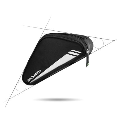 4. Rockbros B55-BK Fahrradtasche für Rahmen 0,7 l - Schwarz
