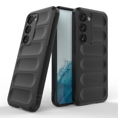 17. Magic Shield Case für Samsung Galaxy S23+ flexible gepanzerte Hülle schwarz