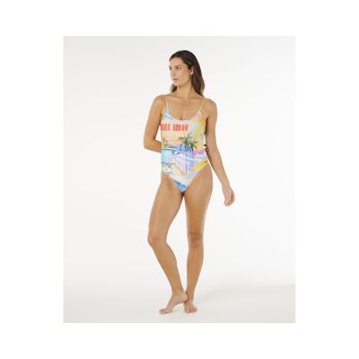 4. Damen-Badeanzug RIP CURL Hotel Malibu Cheeky, mehrfarbig