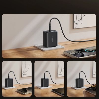 11. Joyroom JR-TCG13 45W GaN-Netzladegerät für Samsung Ultra – Schwarz