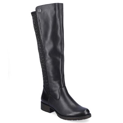 33. Rieker W Z9591-00 schwarze Lederstiefel 