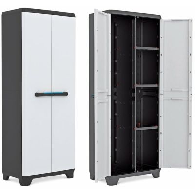 KETER Linearer Kleiderschrank mit zusätzlichen Regalböden 68x39x173cm IT