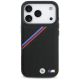 3. BMW M Tricolor Metal Logo MagSafe Case für iPhone 17 Pro – Schwarz