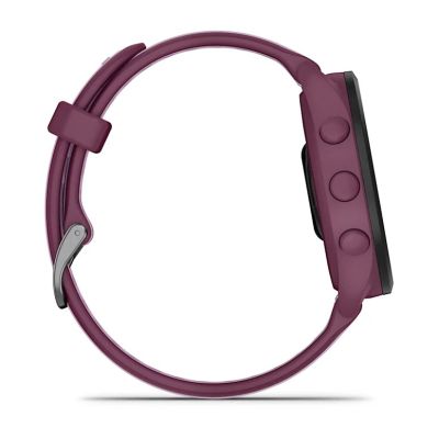 7. Garmin Forerunner 165 Music AMOLED 43mm Sportuhr in Beerenlila