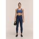 3. CASALL Damen Shaped Block High Waist Leggings, Trainingsleggings, Marineblau