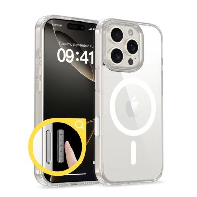 2. Tech-Protect Flexair Hybrid CC Magsafe Hülle für iPhone 16 Pro – transparent