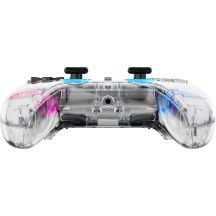 Deltaco Gaming GAM-169-T Transparenter Bluetooth/USB-Gamecontroller für Android, Nintendo Switch, PC, PlayStation 4 und iOS