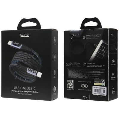 4. USB-C / USB-C Audi 2.0 Kabel 20V 3A 60W - Schwarz