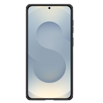 5. Nillkin Super Frosted Shield Pro Magnetische Hülle, kompatibel mit MagSafe für Samsung Galaxy S26+ - Transparent Schwarz