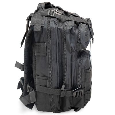5. Schwarzer Militärrucksack SEMI LINE