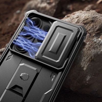 3. Tech-Protect Kevlar Cam+ Hülle für Samsung Galaxy S26 Ultra – Schwarz