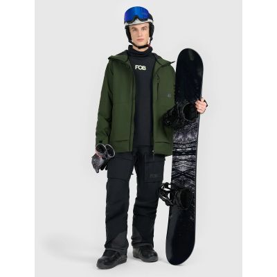 Herren-Snowboardjacke mit 15000er Membran, Größe 4F 4FRAW25TTJAM1051-43S