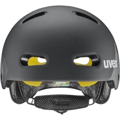 4. UVEX Kid 4 Style MIPS Kinderfahrradhelm, Dirt Black Matt