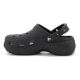 4. CROCS CLASSIC PLATFORM GLITTER CLOG W SCHWARZ 207241-001