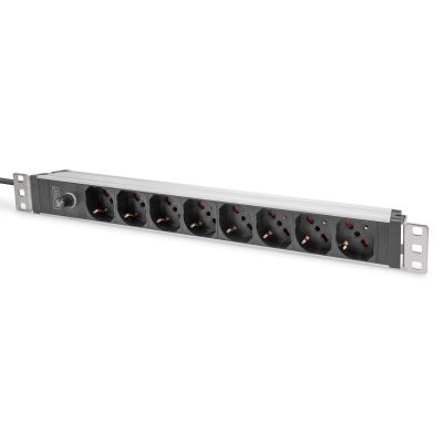 Digitus DN-95410-IT PDU Stromverteilungseinheit 8 x Netzwerkdosen 1 HE