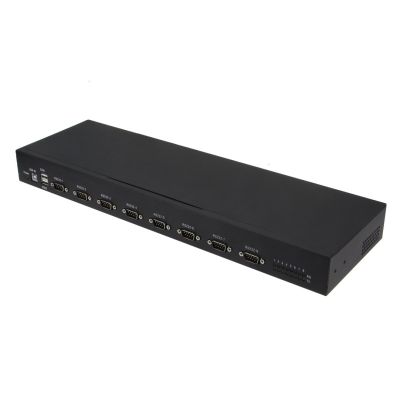 RealPower 284513 USB 2.0 RS-232 Serieller Konverter/Repeater/Isolator Schwarz