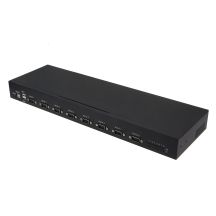 RealPower 284513 USB 2.0 RS-232 Serieller Konverter/Repeater/Isolator Schwarz