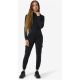 5. Damen-Longsleeve SUPER.NATURAL W FUNNEL HOODIE, schwarz