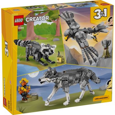 2. LEGO Creator 3-in-1 31393 – Waldtiere: Grauer Wolf