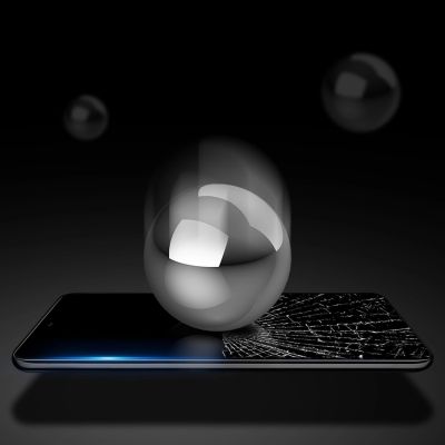 4. Dux Ducis Curved Glass Gehärtetes Glas für Honor 60 Pro mit schwarzem Rahmen