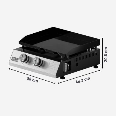 2. Black+Decker BXOP4900E 2-Brenner-Gasgrill