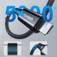 4. Choetech AUX007 Beleuchtung/Miniklinke 3,5 mm Kabel 1 m – schwarz