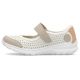 35. Bequeme Rieker W RKR575A Lochmusterschuhe, beige