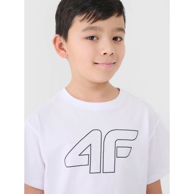 Bedrucktes Jungen-T-Shirt 4F Junior 4FJWMM00TTSHM2331-10S