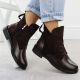 5. Damen-Wildlederstiefeletten in Braun Potocki Z25-SZ12080