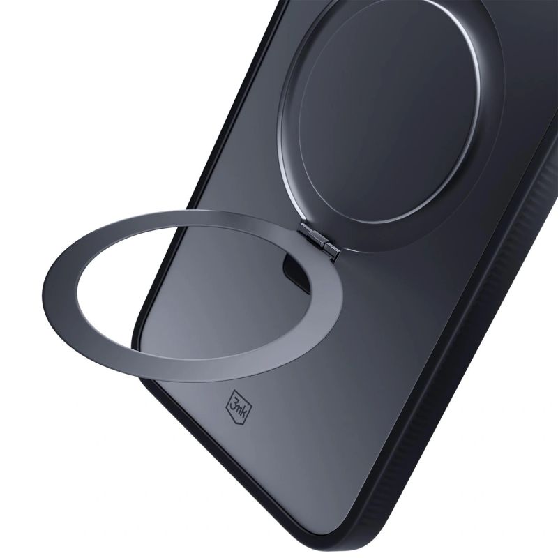 13. 3mk Smoke Case Mag&Stand für iPhone 17 - Schwarz