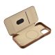 16. iCarer CE Premium Leather Folio Case iPhone 14 Plus Magnetic Flip Leather Folio Case MagSafe braun (WMI14220715-BN)