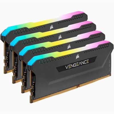 4. DDR4-RAM-Kit 64 GB PC 3200 CL16 CORSAIR KIT (4x16 GB) Vengeance RGB Einzelhandel