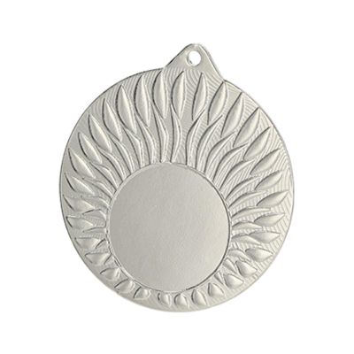 Silberne Generalmedaille mit Platz für ein 25-mm-Emblem – Stahl