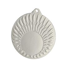 Silberne Generalmedaille mit Platz für ein 25-mm-Emblem – Stahl