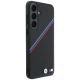 4. BMW M Tricolor Metal Logo MagSafe Hülle für Samsung Galaxy S26 FE – Schwarz