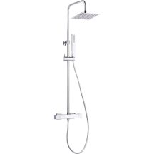 Regendusche mit Thermostatarmatur