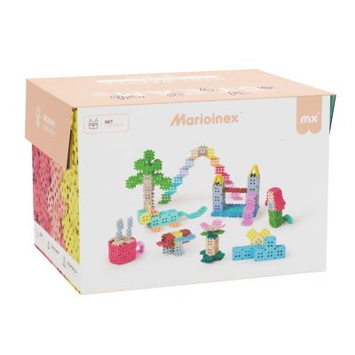 5. Marioinex Mini-Waffel-Bausteine, 500 Teile, Pastell