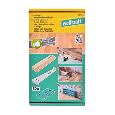 10. Wolfcraft Laminatboden und Design-Set