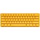 Ducky One 3 Gelbe Mini-Gaming-Tastatur USB Deutsch Gelb