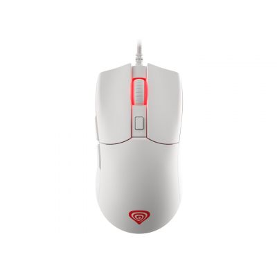 Genesis Krypton 750 Light 8000 DPI Gaming-Maus PAW3333 RGB Weiße Gaming-Maus