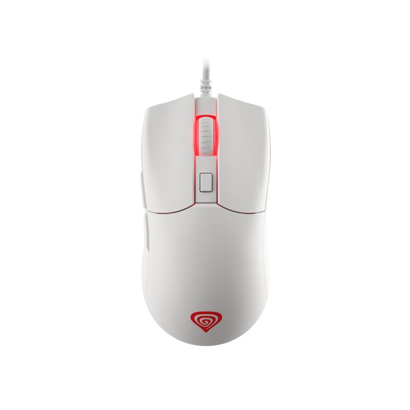 Genesis Krypton 750 Light 8000 DPI Gaming-Maus PAW3333 RGB Weiße Gaming-Maus