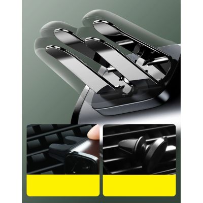 14. Baseus Autotelefonhalter für Lüftungsschlitz schwarz (SUGP-01)
